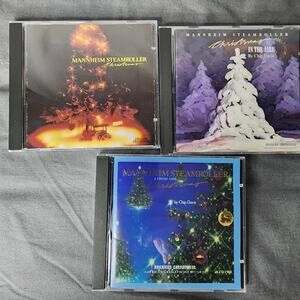 MANNHEIM STEAMROLLER Lot of 3 Christmas CD's